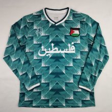 2024 Palestine Long sleeves Fans Version Soccer Jersey