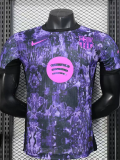 25-26 BAR Purple Black Special Edition Player Version Training Shirts