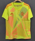 25-26 Flamengo Yellow Goalkeeper Soccer Jersey