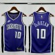 24-25 KINGS DEROZAN #10 Purple Retro Top Quality Hot Pressing NBA Jersey(V领）