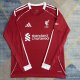 25-26 LIV Home Long Sleeve Fans Soccer Jersey