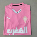 25-26 Morocco Pink Training shirts (白袖边)