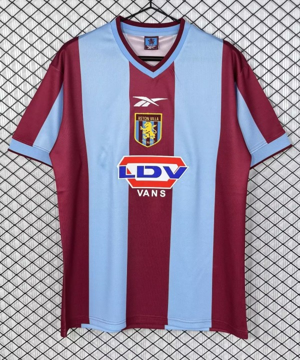 1999-2000 Aston Villa Home Retro Soccer Jersey