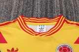 1990 Colombia Home Retro Kids Soccer Jersey