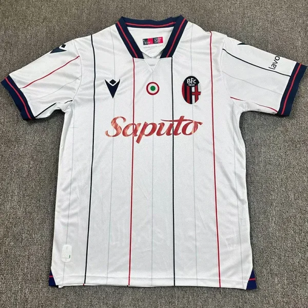 25-26 Bologna Away Fans Soccer Jersey 1:1 Thai Quality