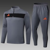 2025 AD Gray Half Pull Tracksuit 