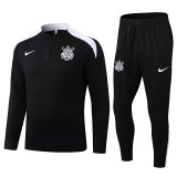 25-26 Corinthians High Quality Half Pull Tracksuit