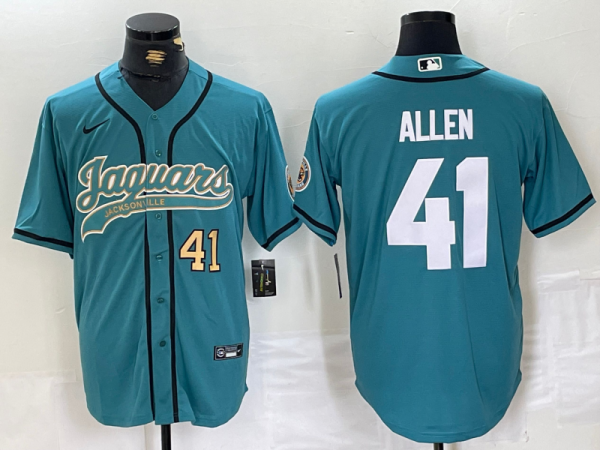 2024 MLB Jacksonville Jaguars New Pattern Jersey