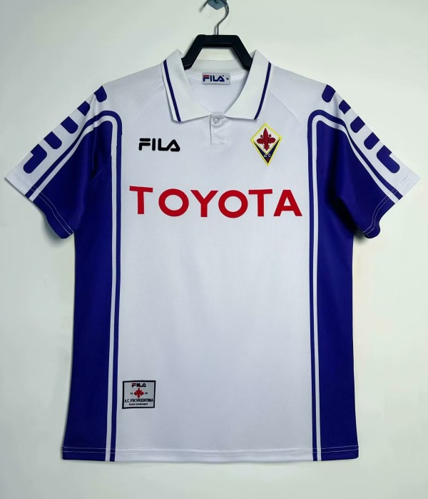 1999-2000 Fiorentina Away Retro Soccer Jersey