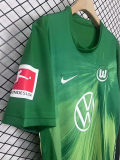 25-26 Wolfsburg Home Fans Soccer Jersey