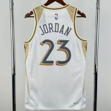 24-25 BULLS JORDAN #23 White City Edition Top Quality Hot Pressing NBA Jersey