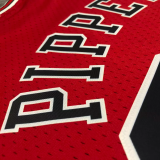 1998 BULLS PIPPEN #33 Red Retro Top Quality Hot Pressing NBA Jersey