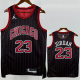 25-26 BULLS JORDAN #23 Black Top Quality Hot Pressing NBA Jersey (Trapeze Edition) 飞人版