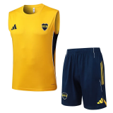 25-26 Boca Juniors High Quality Tank Top And Shorts Suit