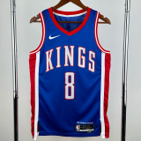 24-25 Kings LAVINE #8 Blue City Edition Top Quality Hot Pressing NBA Jersey