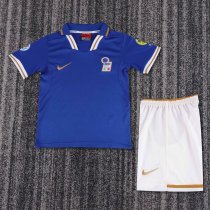 1996 Italy Home Retro Kids Soccer Jersey