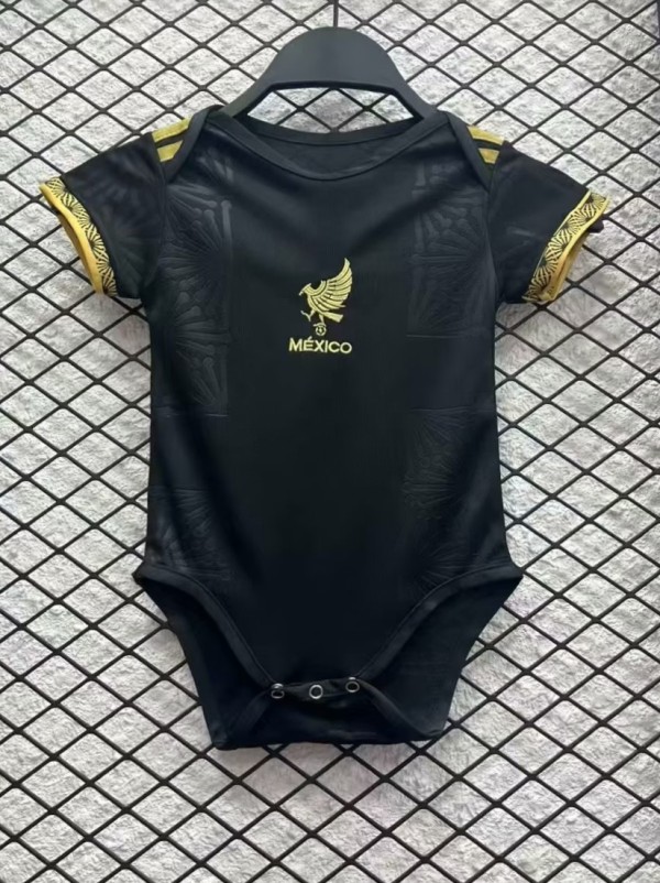 25-26 Mexico Black Special Edition Baby Infant Crawl Suit