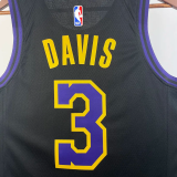23-24 LAKERS DAVIS #3 Black City Edition Top Quality Hot Pressing NBA Jersey