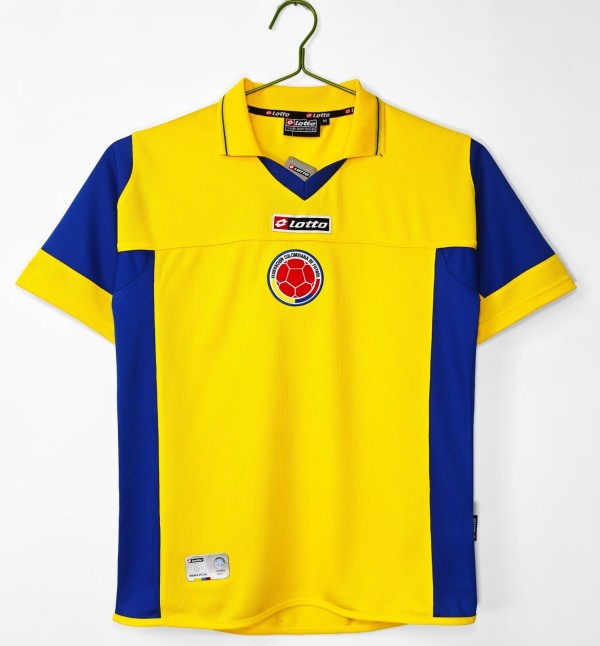 2003-2005 Colombia Home Retro Soccer Jersey