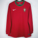 2012 Portugal Away Long Sleeve Retro Soccer Jersey