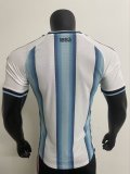 2026 World Cup Argentina Home Player Version Soccer Jersey