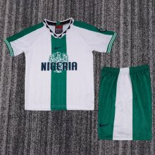 1996 Nigeria Away Retro Kids Soccer Jersey
