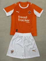 25-26 Blackpool FC Home Kids Soccer Jersey