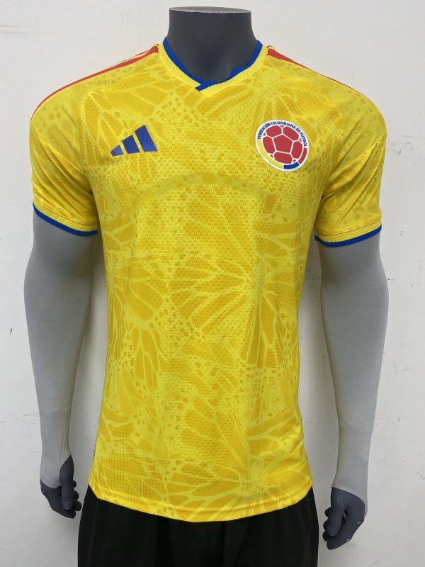 2026 Colombia Home Player Version Soccer Jersey