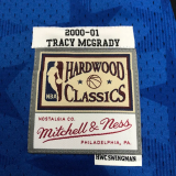 2001 Magic MCGRADY #01 Blue Retro Top Quality Hot Pressing NBA Jersey