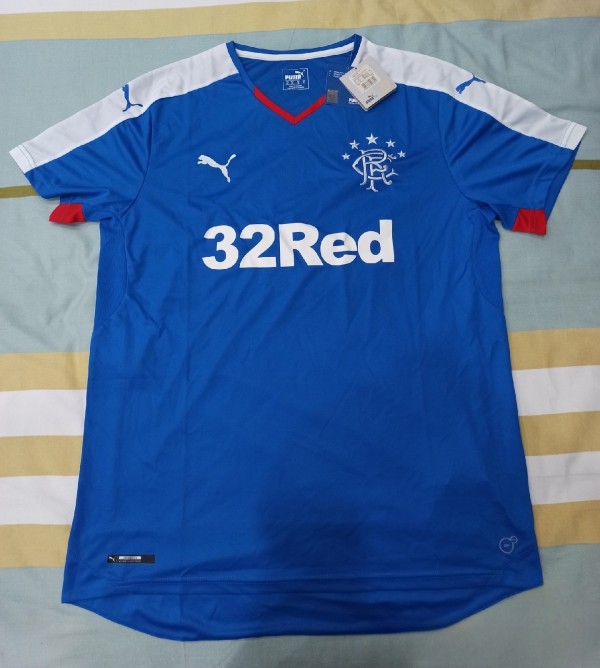 2015-2016 Rangers Home Retro soccer Jersey