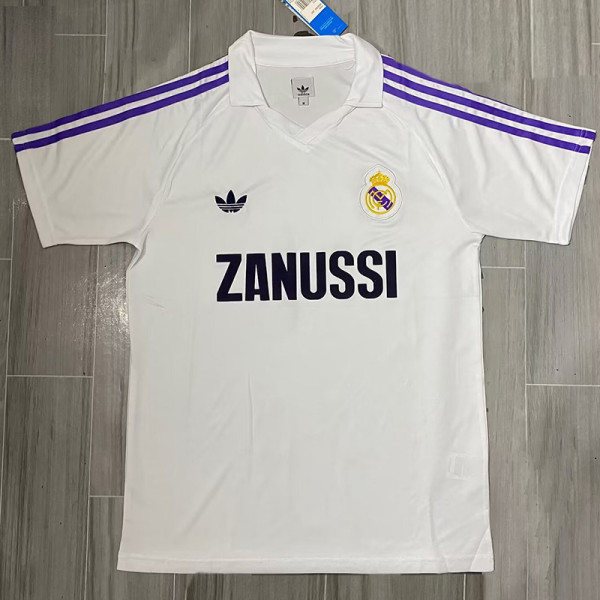1984-1985 RMA Home Retro Soccer Jersey