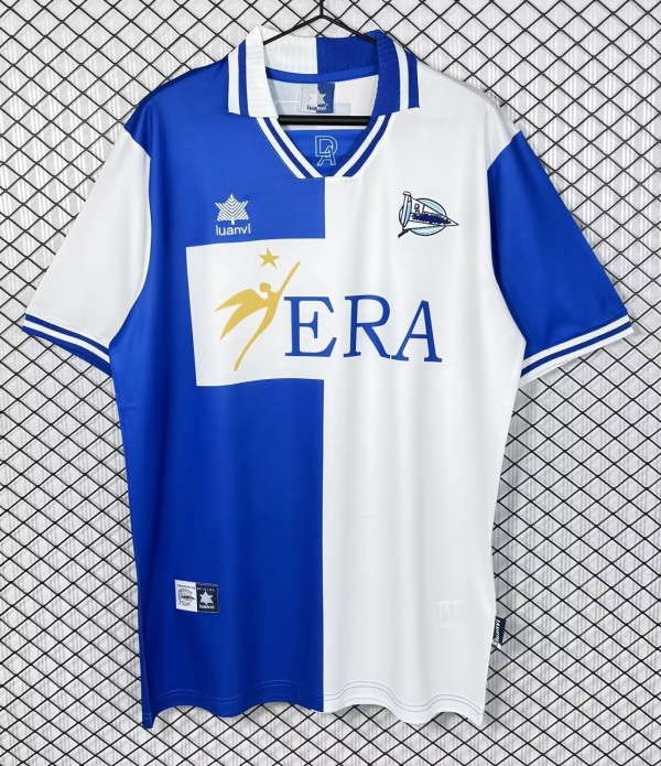1999-2000 Alaves Home Retro Soccer Jersey