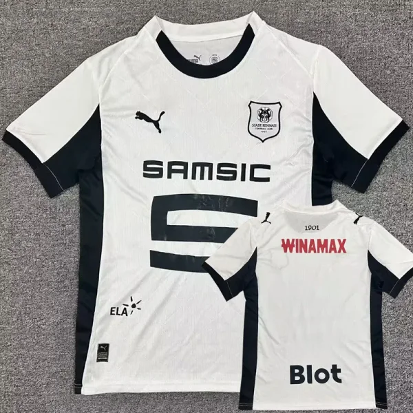 25-26 Stade Rennais Away Fans Soccer Jersey