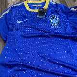 2010 Brazil Away Retro Soccer Jersey