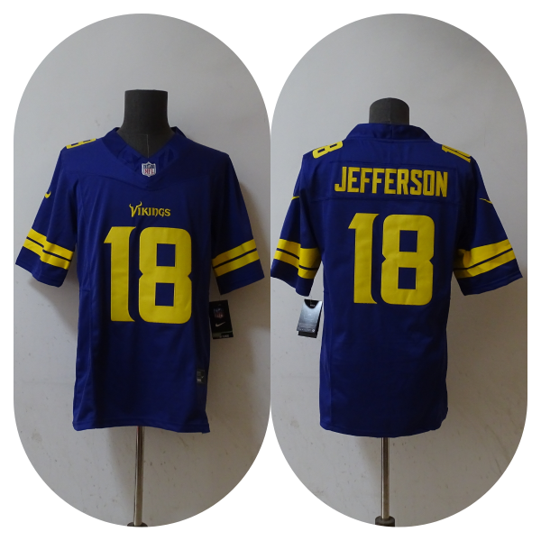 2025 NFL Minnesota Vikings New Pattern Jersey