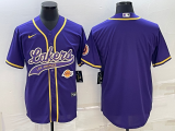 2025 MLB Los Angeles Lakers New Pattern Jersey