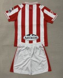 25-26 Gijon Home Kids Soccer Jersey