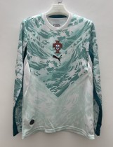 2026 Portugal Away Long Sleeve Fans Soccer Jersey（长袖）