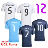 25-26 RMA Third Long Sleeve Player Version Soccer Jersey