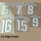 25-26 RMA Third Long Sleeve Player Version Soccer Jersey