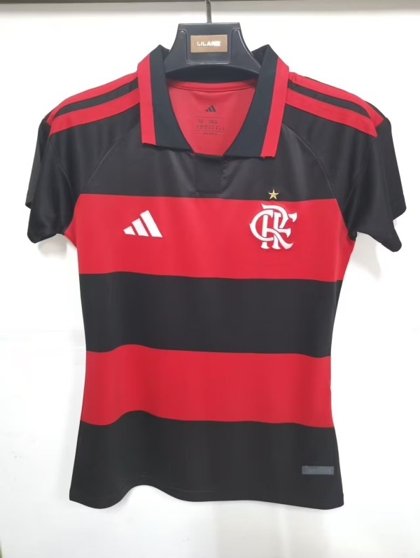 2026 Flamengo Home Women Fans Soccer Jersey (女)