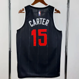 25-26 Raptors CARTER #15 Black City Edition Top Quality Hot Pressing NBA Jersey