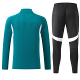 2025 AD Green Half Pull Tracksuit 