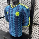 2026 Colombia Away Long Sleeve Player Version Soccer Jersey*长袖球员