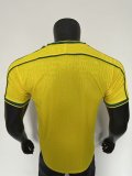 1998 Brazil Yellow Player Version Retro Soccer Jersey