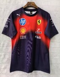 2026 F1 Ferrari New Pattern Black Short Sleeve Racing Suit