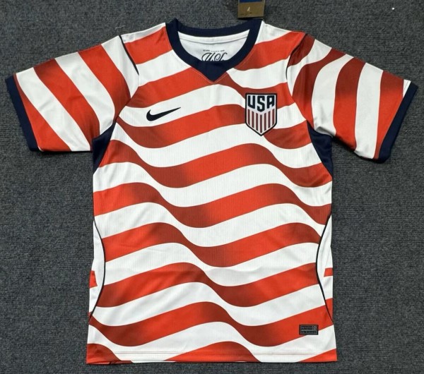 2026 USA Home Fans Soccer Jersey (背后空白版)