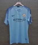 2019 Man City Blue Retro Soccer Jersey