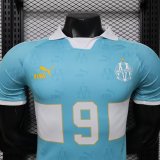 25-26 Marseille King Series #9 Blue Player Version Soccer Jersey
