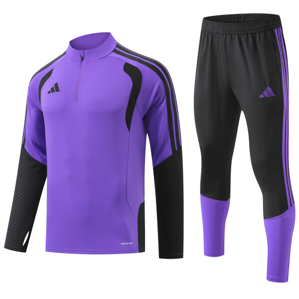 2026 AD Purple Half Pull Tracksuit 